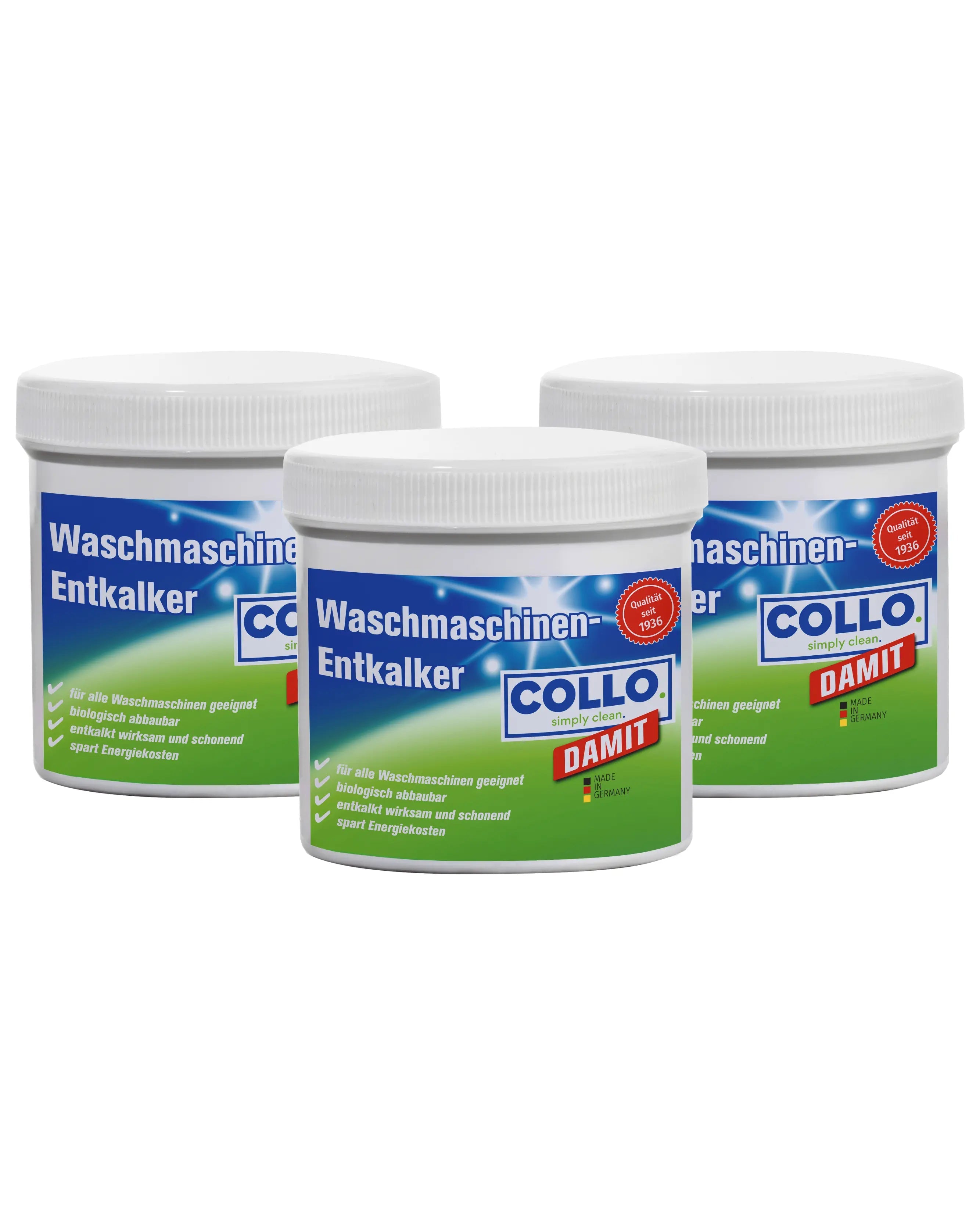 Vorteilsset: 3x Damit - Waschmaschinenentkalker - Waschmaschinen Entkalker - 0022 01.3 - COLLO. simply clean.